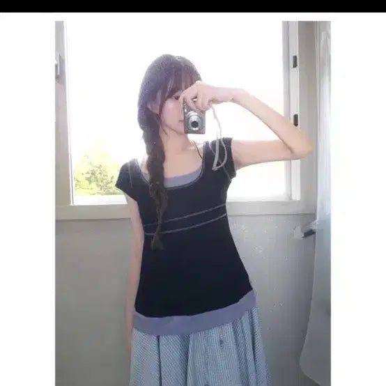 [BUNJANG] Omut Layered T-shirt / 오무트 레이어드 티셔츠