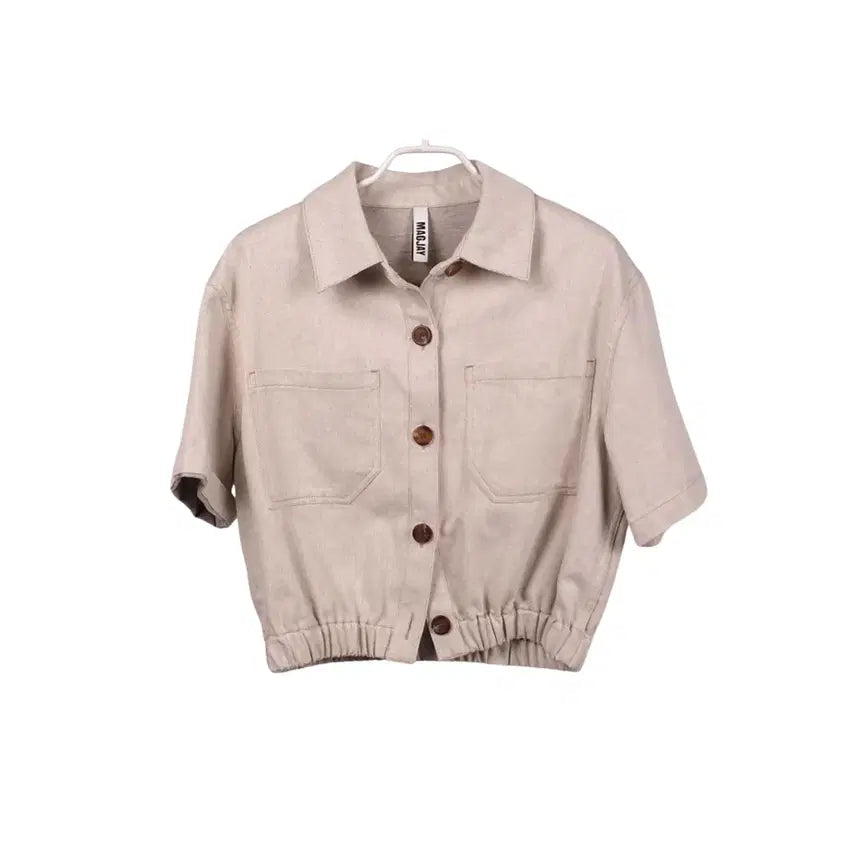 [BUNJANG] MAGJAY Short-Sleeve Jacket S_A319 / MAGJAY 매그제이 반팔 자켓 S_A319