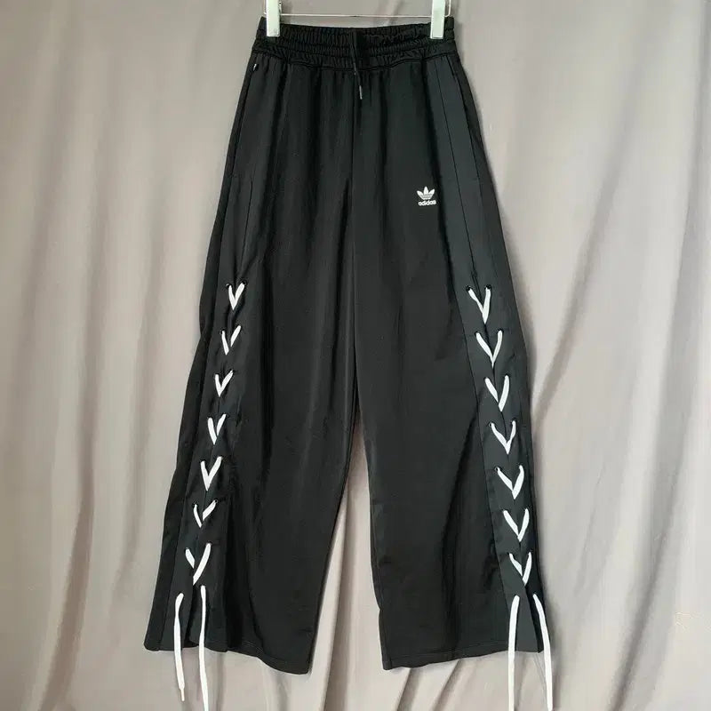 [BUNJANG] Adidas Always Laced Wide Training Track Pants / S 아디다스 올웨이즈 레이스드 와이드 트레이닝 트랙 팬츠
