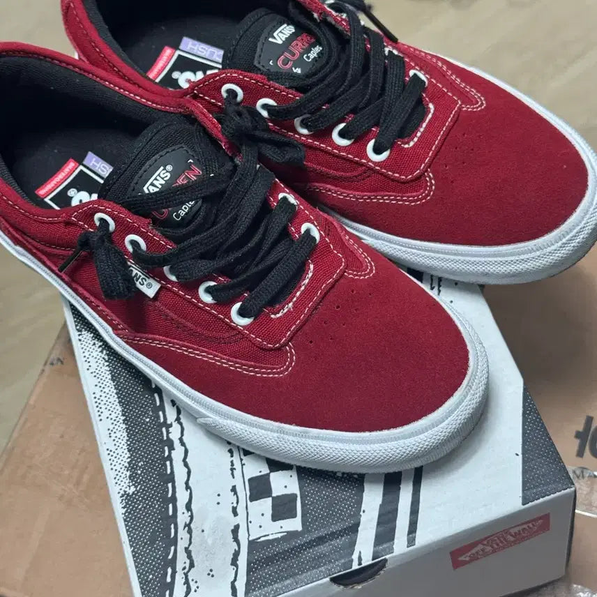 [BUNJANG] Vans Skateboard Shoes Red 260mm / 반스 스케이트보드 슈즈 260mm 레드