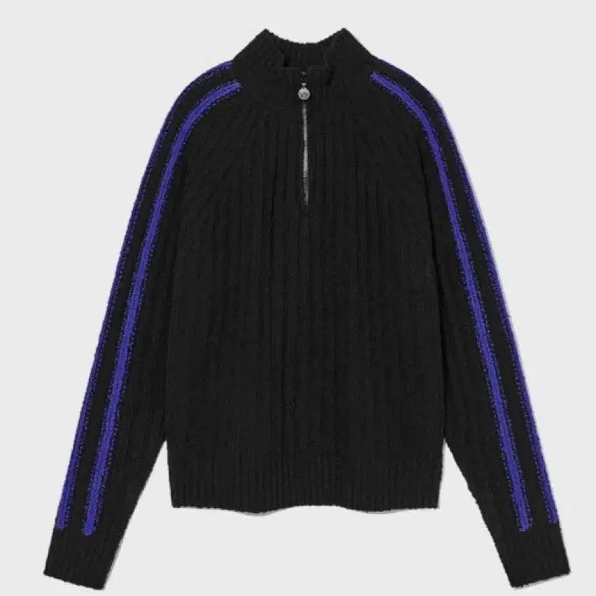 [BUNJANG] Open YY Half Zip Knit Hoodie / 오픈와이와이 하프니트집업