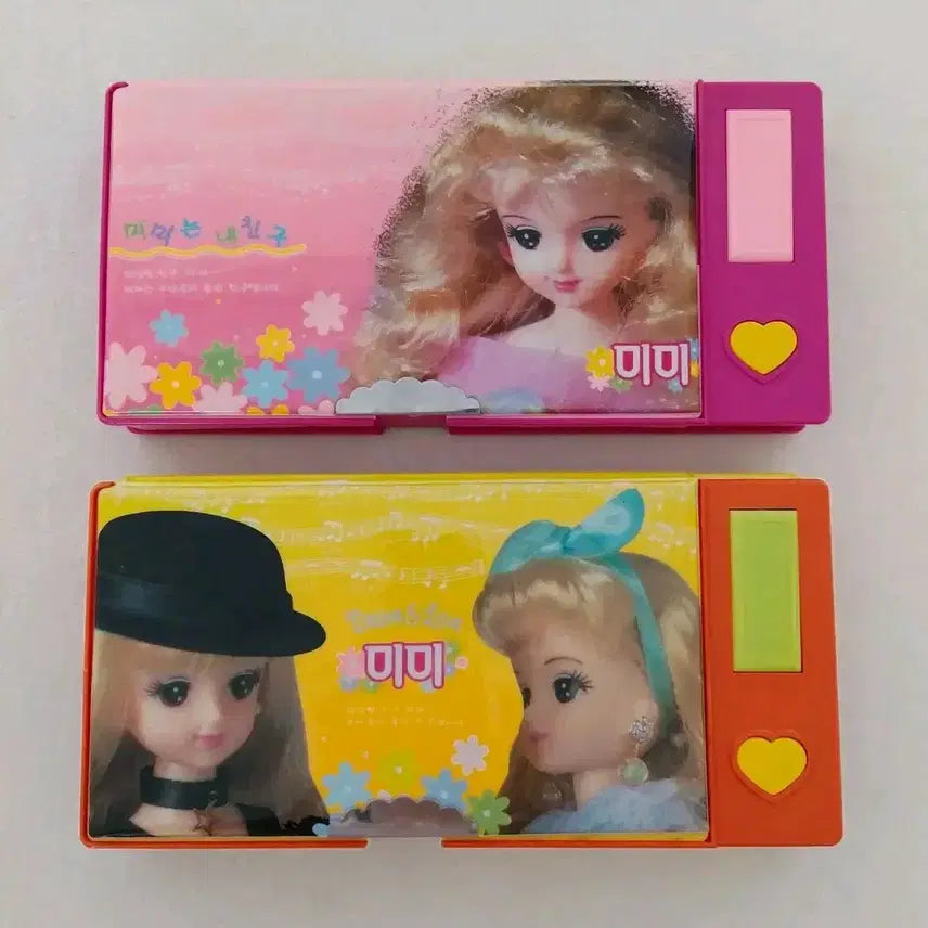 [BUNJANG] 1994 Mimi Transformation Magnetic Pencil Case - Vintage Style / 1994년 미미 변신자석필통 /빈티지 쥬쥬 바비 제니 고전 미미월드 굿즈