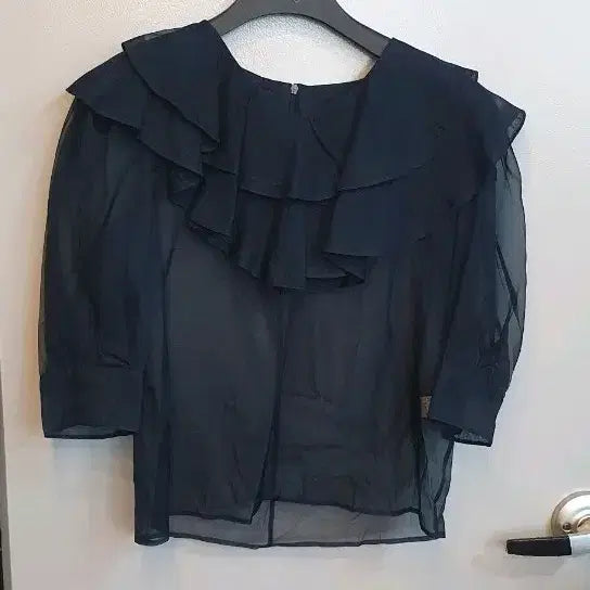 [BUNJANG] Hansom Langbang Sheer Blouse / 한섬랑방  시스루블라우스 82한번착용후보관상태최상입니다