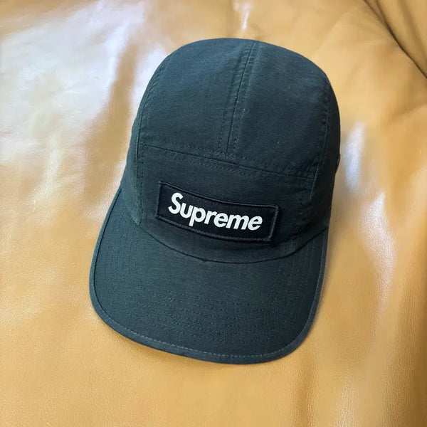 [BUNJANG] Supreme 24FW Military Black Box Logo Camp Cap / 슈프림 캠프캡 모자 박스로고 밀리터리 블랙 24FW