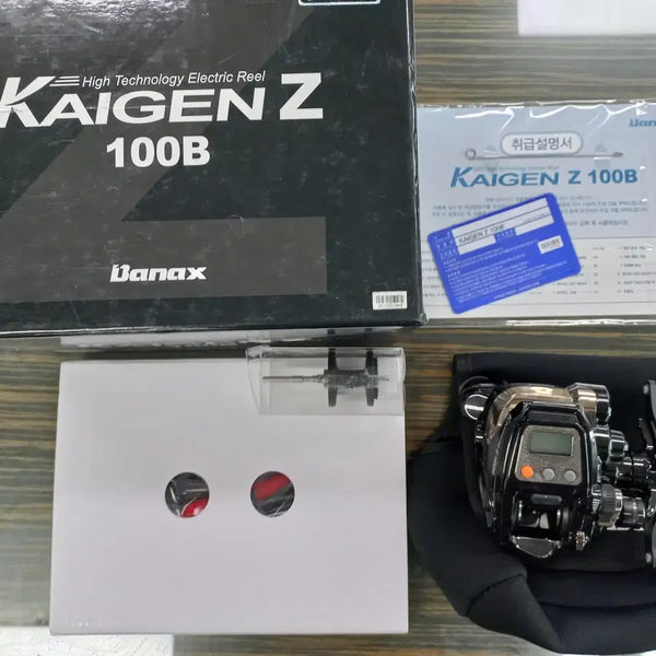 [BUNJANG] Kaizen Z 100B Electric Reel (Right Handle) - Near Mint Condition / 실사용 X 라인세팅 1회 카이젠 100B 소형 전동릴 우핸들 풀구성