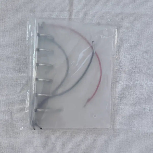 [BUNJANG] 6-Ring Transparent Diary Cover / 6공 투명 다이어리커버