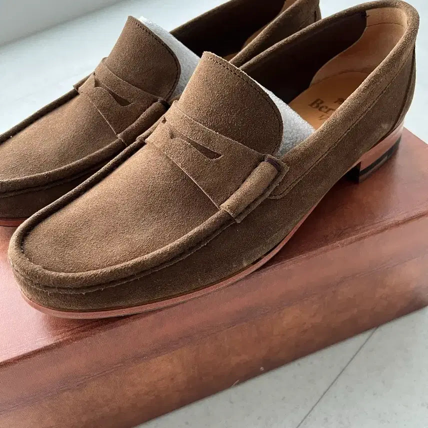 [BUNJANG] Berwick Penny Loafer Suede Shoes Size 7.5 (265mm) / 버윅 페니로퍼 스웨이드 구두 7.5 265 사이즈 로퍼 구두
