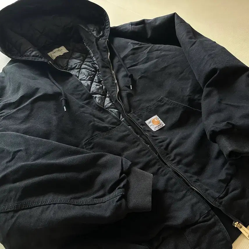 [BUNJANG] Carhartt WIP Dearborn Canvas OG Active Jacket Black Aged Canvas / [XL]칼하트 WIP 디어본 캔버스 OG 액티브 자켓 블랙 에이지드 캔버
