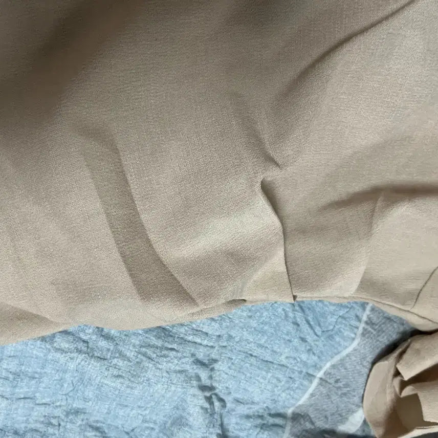 [BUNJANG] Beige Linen Midi Dress / 베이지색 린넨 원피스