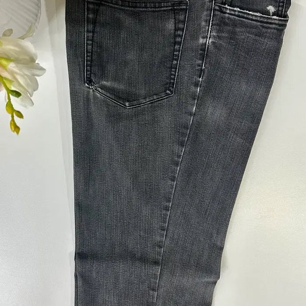 [BUNJANG] Brioni Dark Grey Black Washed Denim Pants Size 34 / 브리오니 다크 그레이 블랙 워싱 데님 팬츠 34