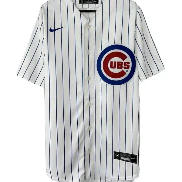 [BUNJANG] Nike Chicago Cubs Pinstripe Baseball Jersey / [S] NIKE 나이키 시카고컵스 핀스트라이프 베이스볼저지