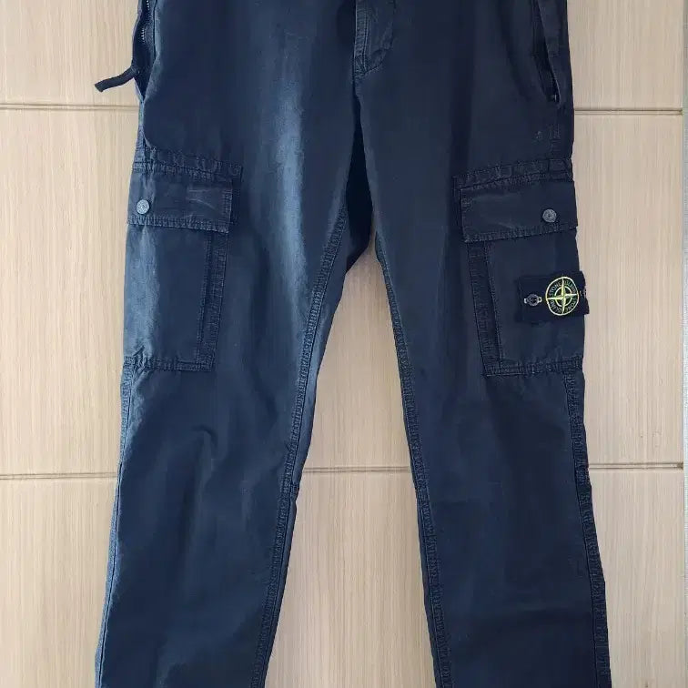 [BUNJANG] Stone Island Cargo Pants Black (Size 33) / (33)스톤아일랜드 카고팬츠