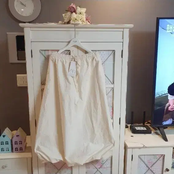 [BUNJANG] Zara Balloon Long Skirt (Ivory) / 자라 벌룬 롱스커트/66-77 새상품