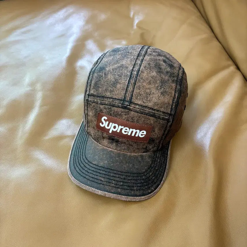 [BUNJANG] Supreme Washed Cordura Rust Camp Cap 22FW / 슈프림 캠프캡 모자 박스로고 워시드 코듀라 러스트 22FW