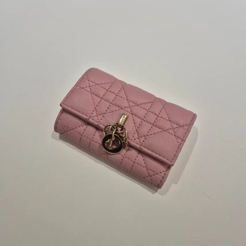 [BUNJANG] Dior Glycine Wallet Melocoton Pink / 디올 글라이신 지갑 멜로코톤 핑크