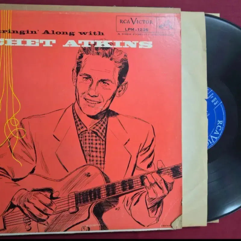 [BUNJANG] Chet Atkins Stringin' Along with Chet Atkins LP USA / 쳇 앳킨스(Chet Atkins)_Stringin' Along with Chet Atkins_LP USA