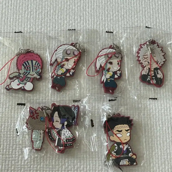 [BUNJANG] Demon Slayer: Kimetsu no Yaiba Rubber Keychains / 귀멸의칼날 고무키링