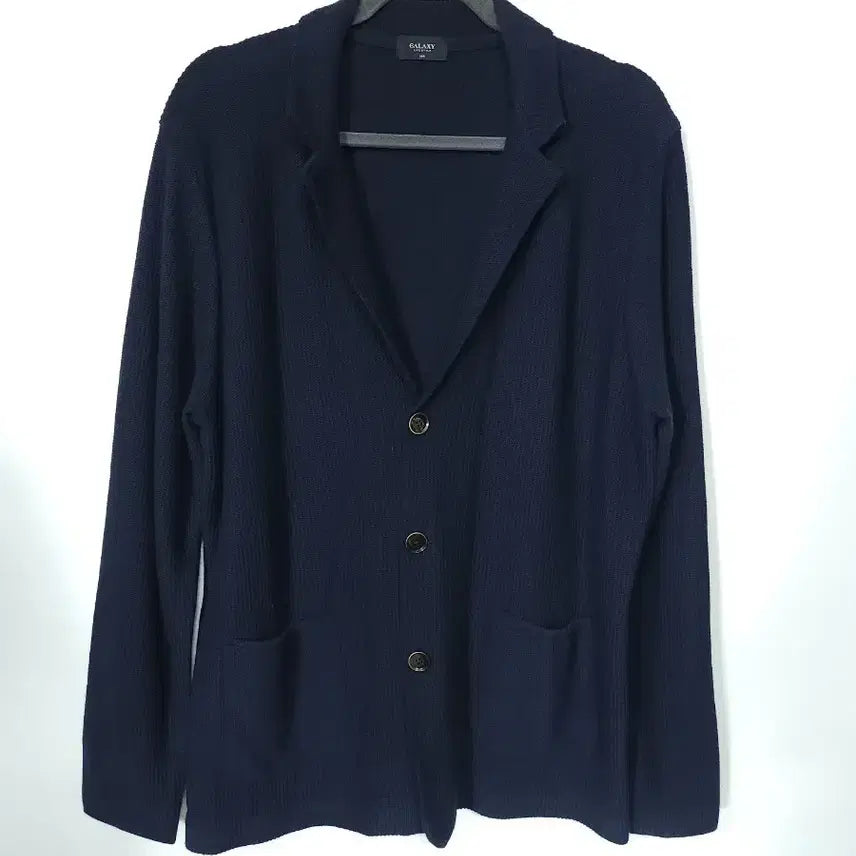 [BUNJANG] Galaxy Classic Navy Knit Jacket XL (105) / 갤럭시 클래식 네이비 니트 자켓 105 XL 새제품급