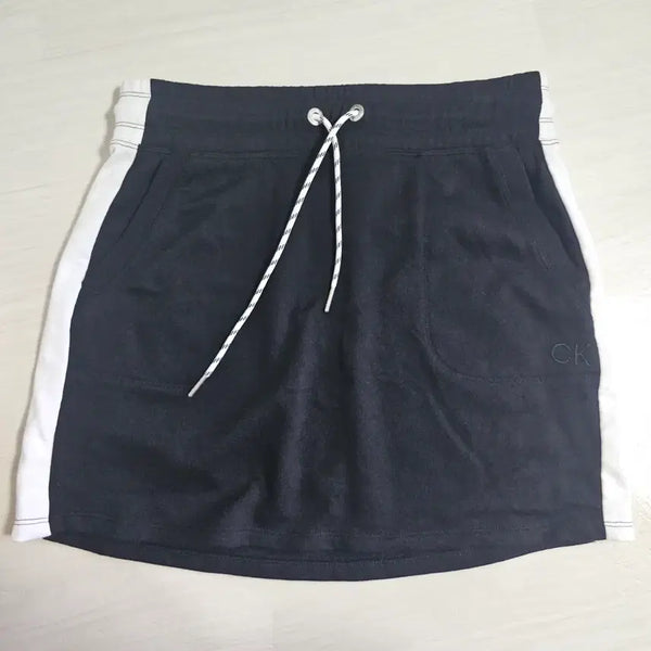 [BUNJANG] Calvin Klein Performance Sideline Track Mini Skirt (Black) / [S] 캘빈클라인 퍼포먼스 사이드라인 트랙 미니 스커트 (블랙)