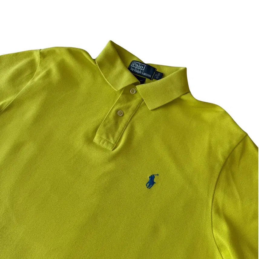 [BUNJANG] Polo Ralph Lauren Short Sleeve Polo Shirt Lemon M-L / 폴로 랄프로렌 반팔 카라티 레몬 M-L