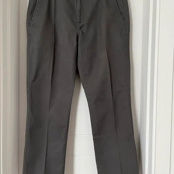 [BUNJANG] GAP Dark Grey Cotton Pants (Size 33) / GAP 갭 다크그레이 면바지 남자 33사이즈 진회색 일자