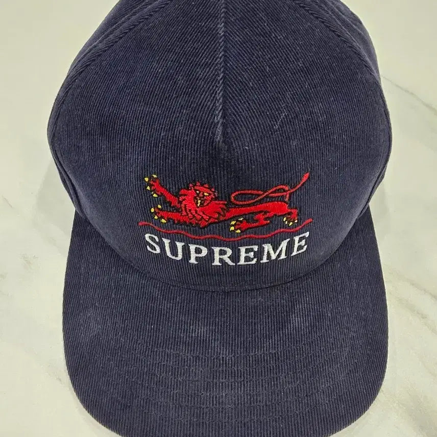 [BUNJANG] Supreme Starter Collaboration Corduroy Ball Cap Navy / 슈프림 스타터 콜라보 코듀로이 볼캡 네이비