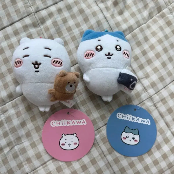 [BUNJANG] Cheekawa Hachware Stress Ball Plush Keyring Bundle Set / 먼작귀 치이카와 , 하치와레 스트레스볼 인형 키링 일괄