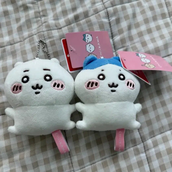 [BUNJANG] Cheekawa & Hachware "Kongnuni" Plush Keychain Bundle Set / 먼작귀 치이카와, 하치와레 콩눈 인형 키링 일괄