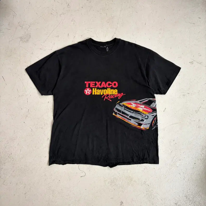 [BUNJANG] 90s USA Texaco Havoline Racing T-Shirt 2XL / 90s USA Texaco Havoline Racing 반팔티 2XL