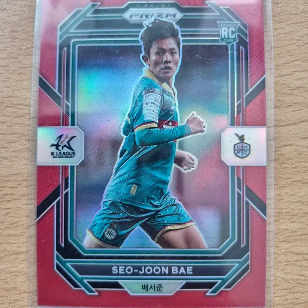 [BUNJANG] 2023 Panini Prism K League Daejeon Bae Seo-joon Rookie Red Card #115 / 2023 파니니 프리즘 원년 K리그 대전 배서준 루키 115한정 레드카드