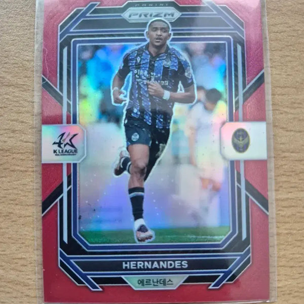 [BUNJANG] 2023 Panini Prism K League Hernandez Red Card (115 Limited) / 2023 파니니 프리즘 원년 K리그 인천 에르난데스 115한정 레드카드