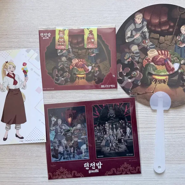 [BUNJANG] Dungeon Meshi / Ryoko Kui "Entrance Exclusive" Goods Bundle / 택포 던전밥/쿠이료코전 입장 특전 마르실
