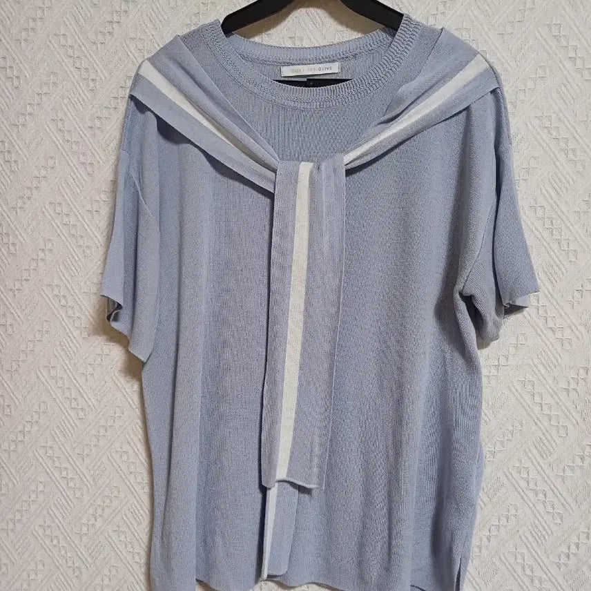 [BUNJANG] Olive des Olive Colorblock Knit Shirt / 올리브데올리브셔츠