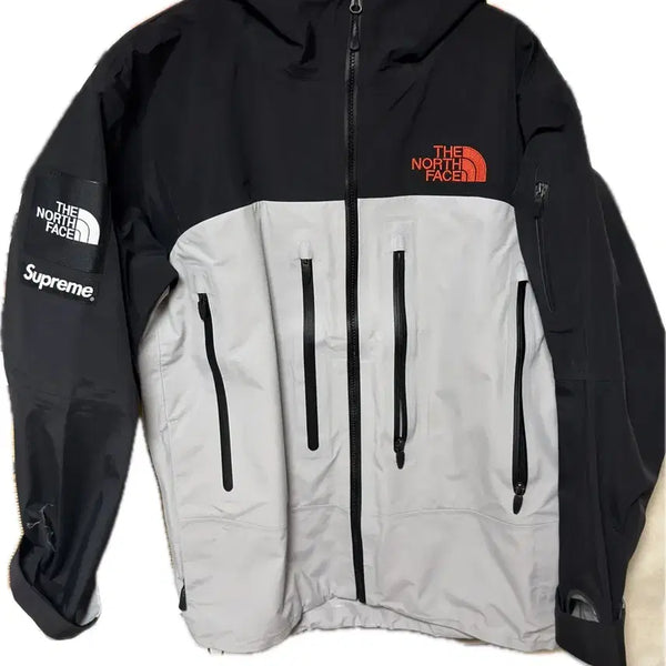 [BUNJANG] Supreme The North Face Taped Seam Shell Jacket Grey / 슈프림 노스페이스 테이프심(테입드심) 쉘 그레이