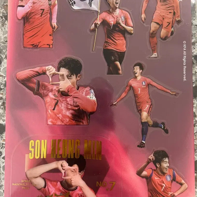 [BUNJANG] Son Heung-min Most Capped Player Commemorative Sticker / 손흥민 A매치 최다출전 기념 스티커 판매