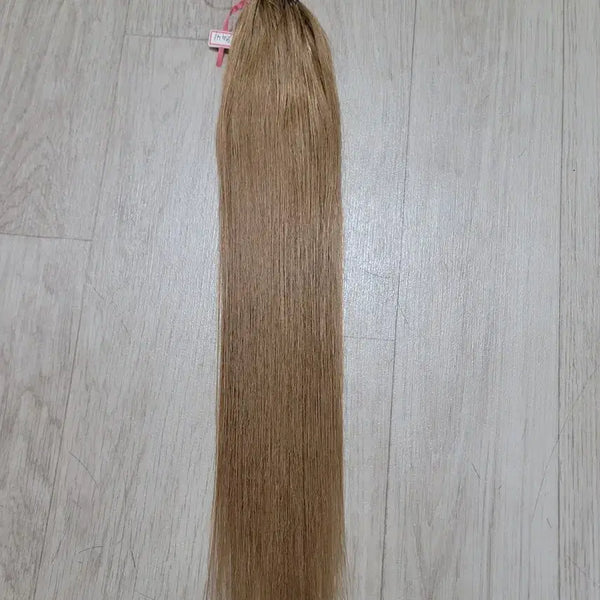 [BUNJANG] 16-inch Natural Hair No-Tip Extension with Highlights / 붙임머리 노팁천연모 16인치 브릿지 40가닥