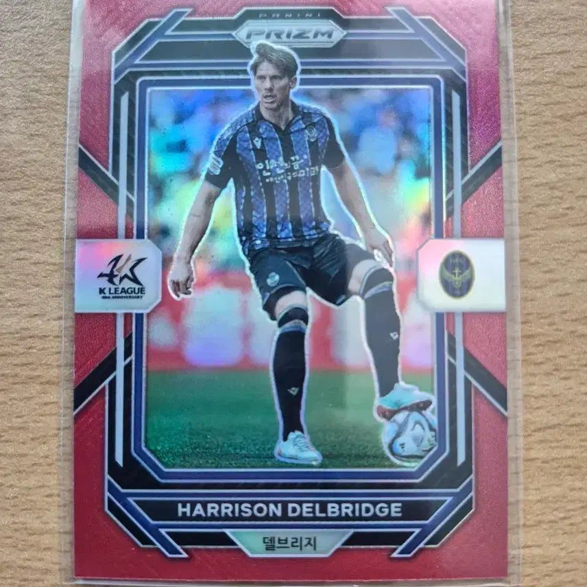 [BUNJANG] 2023 Panini Prism K League Cheon Delbridge #115 Red Parallel / 2023 파니니 프리즘 원년 K리그 인천 델브리지 115한정 레드카드