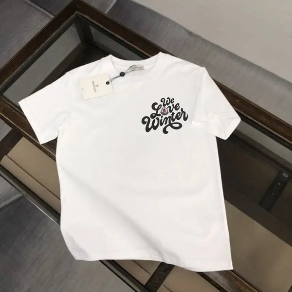 [BUNJANG] Moncler We Love Winter T-shirt / 몽클레르 반팔티 we love winter