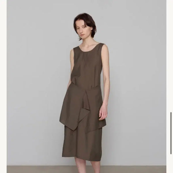 [BUNJANG] CHE Layered Button Skirt - Black / 새상품 che 체 레이어드 버튼 스커트 블랙