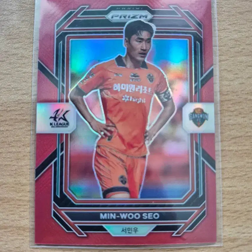 [BUNJANG] 2023 Panini Prism K League Kangwon Seo Min-woo 115 Limited Red Card / 2023 파니니 프리즘 원년 K리그 강원 서민우 115한정 레드카드 판매