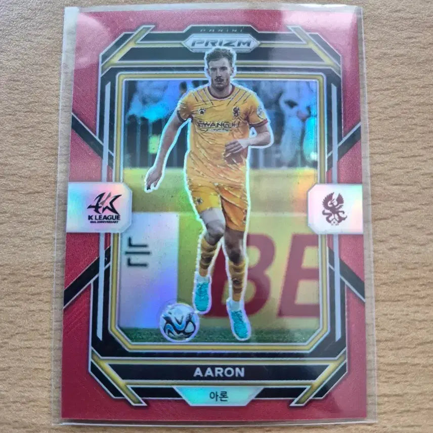 [BUNJANG] 2023 Panini Prism K League Gwangju Aaron Limited Red Card #115 / 2023 파니니 프리즘 원년 K리그 광주 아론 115한정 레드카드 판매