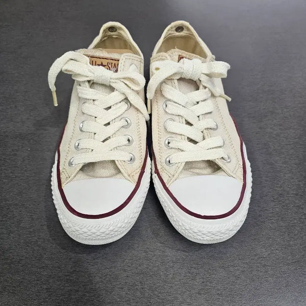 [BUNJANG] Converse Canvas Low-Top Sneakers Beige / 컨버스 캔버스 로우탑 스니커즈 베이지