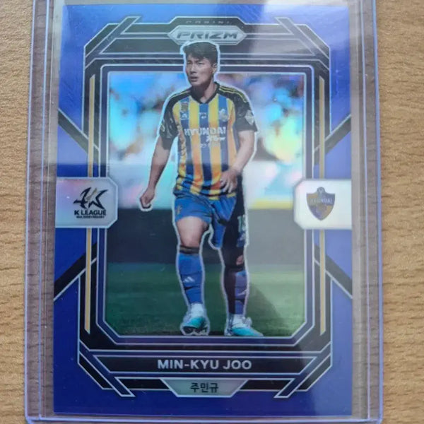 [BUNJANG] 2023 Panini Prism K League Cheju United Joo Min-kyu Limited Blue Card #99 / 2023 파니니 프리즘 원년 K리그 울산 주민규 99한정 블루카드 판매