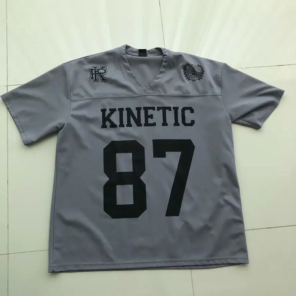 [BUNJANG] Kinetic People Rugby T-Shirt Charcoal Grey L / 키네틱피플 럭비티 차콜그레이L105