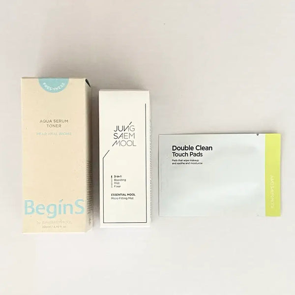 [BUNJANG] JUNG SAEM MOOL Aqua Setting Tone-Up Cream Set / 정샘물 아쿠아 세럼 토너 200ml + 물 마이크로 피팅 미스트 55ml