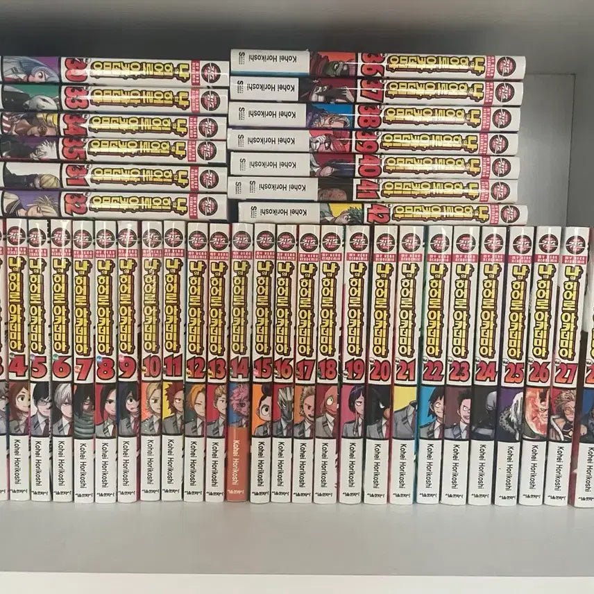[BUNJANG] My Hero Academia Complete Manga Set + Side Story Volumes / 나의 히어로 아카데미아 만화책 전권 + 외전 18권