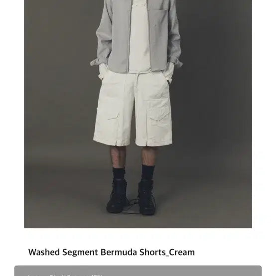 [BUNJANG] Yiyae Bermuda Shorts Cream L / yiyae 버뮤다 cream L