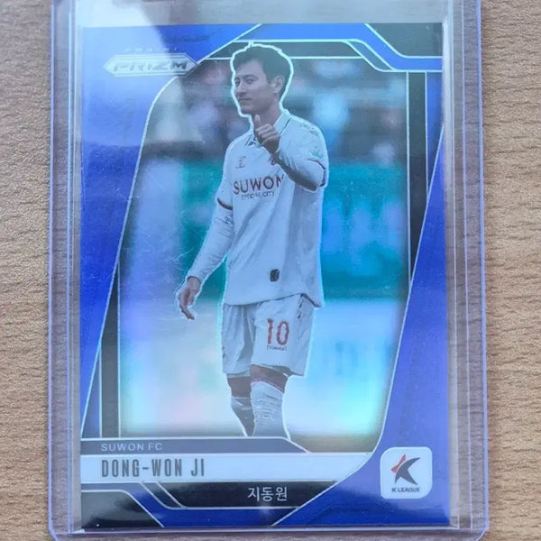 [BUNJANG] 2025 Panini Prism K League Suwon FC Ji Dong Won Blue Card #75 / 2025 파니니 프리즘 K리그 수원FC 지동원 75한정 블루카드 판매