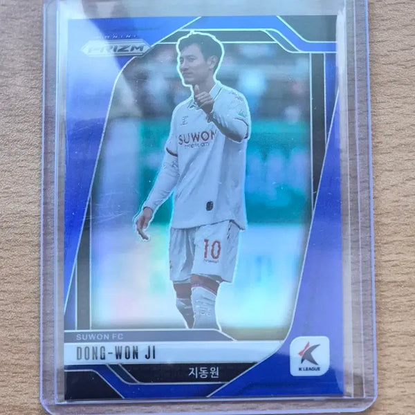 [BUNJANG] 2025 Panini Prism K League Suwon FC Ji Dong-won Blue Card (Limited Edition #75) / 2025 파니니 프리즘 K리그 수원FC 지동원 75한정 블루카드 판매