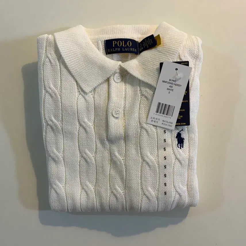 [BUNJANG] Polo Men's Short Sleeve Knit Collar T-shirt (Black/White) / 폴로 남성용 반팔니트 카라티 (블랙/화이트)